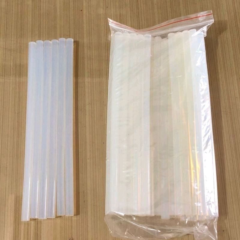 21 bâtons de colle thermofusible transparents 11mm
